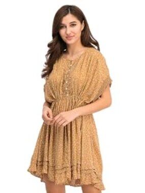 Free People One Fine Day Mini Dress - Size Small